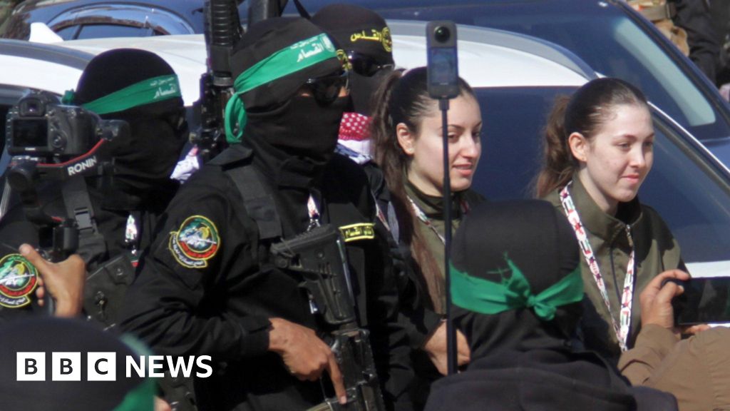 Akimirka, kai Hamas paleido keturis Izraelio įkaitus