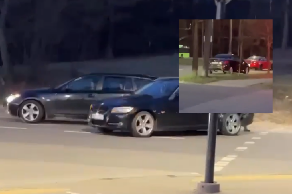 Avarija Petrašiūnuose – keliu nepasidalino 3 „BMW“ automobiliai – Kas